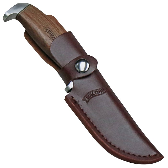 Walther Premium Skinner hunting knife walnut